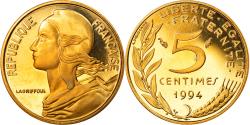 World Coins - Coin, France, Marianne, 5 Centimes, 1994, Paris, , Aluminum-Bronze
