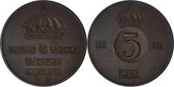 World Coins - Sweden, 5 Öre, 1962