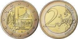 World Coins - Germany, 2 Euro, Baden-Württemberg, 2013, Stuttgart, Bi-Metallic,