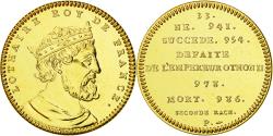 World Coins - France, Medal, Les Rois de France, Lothaire, , Copper-Nickel Gilt