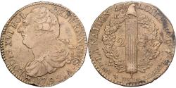 World Coins - France, Louis XVI, 2 Sols, 1792 / AN 4, Paris, Bronze, , Gadoury:25