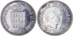 World Coins - Coin, Monaco, Charles III, 10 Francs, 1966, Paris, ESSAI, , Silver