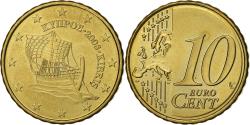 World Coins - Cyprus, 10 Euro Cent, 2008, Nordic gold,