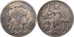 World Coins - France, 10 Centimes, Daniel-Dupuis, 1916, Paris, Bronze, , Gadoury:277