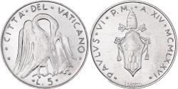 World Coins - Coin, VATICAN CITY, Paul VI, 5 Lire, 1976, Roma, , Aluminum, KM:118