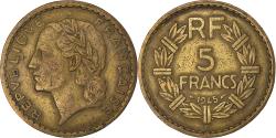 World Coins - Coin, France, Lavrillier, 5 Francs, 1945, Castelsarrasin,