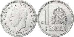 World Coins - Spain, Juan Carlos I, Peseta, 1989, Madrid, Aluminum, , KM:821