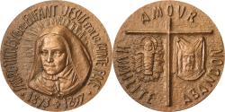 World Coins - France, Medal, Sainte Thérèse de l'Enfant Jésus, 1967, Bronze, Maurion-Vidal