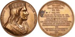 World Coins - France, Medal, Les rois de France, Childeric III, 1839, Bronze, Caqué