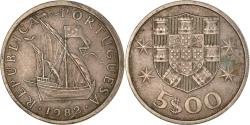 World Coins - Coin, Portugal, 5 Escudos, 1982