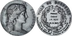 World Coins - France, Medal, Ville de Bordeaux, Jacques Chaban-Delmas, 1987, Dupuis.D,