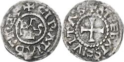 World Coins - France, Charles II le Chauve, Denier, 843-877, Arras, , Silver