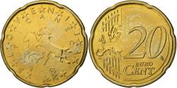 World Coins - Slovenia, 20 Euro Cent, 2007, Vantaa, Nordic gold,