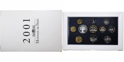World Coins - France, Coffret 1 c. à 100 frs., 2001, MDP, Proof,