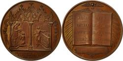 World Coins - France, Medal, Baptème, Première Communion et Confirmation, 1864, Desaide