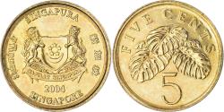 World Coins - Coin, Singapore, 5 Cents, 2004
