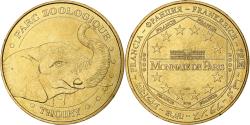 World Coins - France, Tourist token, Parc zoologique de Thoiry, 2009, MDP, Nordic gold