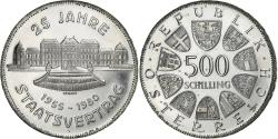 World Coins - Austria, 500 Schilling, 1980, Vienna, Proof, Silver, , KM:2948