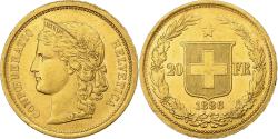 World Coins - Switzerland, 20 Francs, 1886, Gold, , KM:31.3