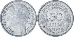 World Coins - France, Morlon, 50 Centimes, 1945, Beaumont - Le Roger, , Aluminum
