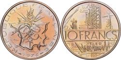 World Coins - Coin, France, Mathieu, 10 Francs, 1974, Paris, série FDC, Tranche B,