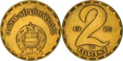 World Coins - Coin, Hungary, 2 Forint, 1985, Budapest, , Brass, KM:591