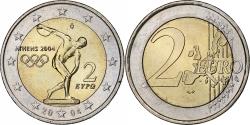 World Coins - Greece, 2 Euro, Jeux Olympiques d'Athènes, 2004, Athens, , Bi-Metallic