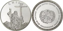 World Coins - France, Medal, Nations Unies, Chile, Silver,