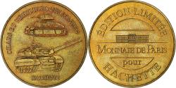 World Coins - France, Token, Hachette - Chars et véhicules militaires, Copper-nickel
