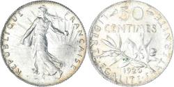 World Coins - Coin, France, Semeuse, 50 Centimes, 1920, Paris, , Silver, KM:854