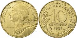 World Coins - France, 10 Centimes, Marianne, 1997, Paris, Aluminum-Bronze,