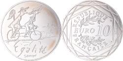 World Coins - France, 10 Euro, 2014, Paris, Sempé Égalité Été, , Silver