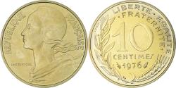 World Coins - France, Marianne, 10 Centimes, 1976, Paris, série FDC,