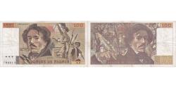 World Coins - France, 100 Francs, Delacroix, 1978, Z.5, VF(20-25), Fayette:69.01d, KM:154a