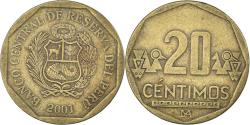 World Coins - Coin, Peru, 20 Centimos, 2001