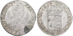 World Coins - Coin, France, Louis XIV, Écu de Béarn à la mèche longue, Ecu, 1653, Pau