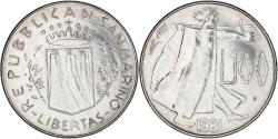 World Coins - Coin, San Marino, 100 Lire, 1981, , Steel, KM:122