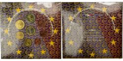 World Coins - France, 1 Cent to 2 Euro, 2001, BU,