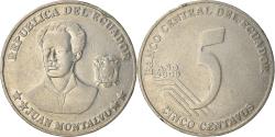 World Coins - Coin, Ecuador, 5 Centavos, Cinco, 2000, , Steel, KM:105