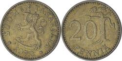 World Coins - Finland, 20 Pennia, 1972
