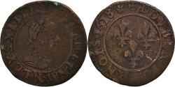 World Coins - Coin, France, Louis XIII, Double tournois, buste enfantin, Double Tournois