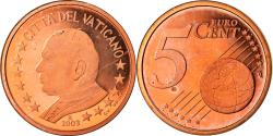 World Coins - VATICAN CITY, 5 Euro Cent, 2003, , Copper Plated Steel, KM:343
