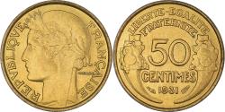 World Coins - Coin, France, Morlon, 50 Centimes, 1931, , Aluminum-Bronze, KM:894.1