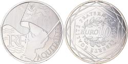 World Coins - France, 10 Euro, Aquitaine, 2010, Paris, , Silver, KM:1645