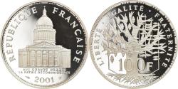 World Coins - Coin, France, Panthéon, 100 Francs, 2001, Paris, Proof, , Silver