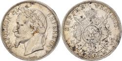 World Coins - Coin, France, Napoleon III, Napoléon III, 5 Francs, 1866, Paris,