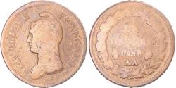 World Coins - Coin, France, Dupré, Decime, AN 8, Metz, , Copper, Gadoury:187a