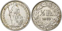 World Coins - Switzerland, 1/2 Franc, 1960, Bern, , Silver, KM:23