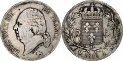 World Coins - France, Louis XVIII, 5 Francs, 1816, Paris, Silver, , Gadoury:614