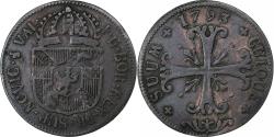 World Coins - Principality of Neuchâtel, Friedrich Wilhelm II, 1/2 Batzen, 1793, Billon